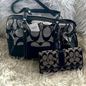 Coach Satchel & Wallet set. New, w/tags